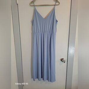 H&M Light Blue Sleeveless Dress Size M